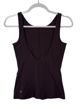 Lululemon Back At It Again Scoop Back Tank Brown Athletic Workout